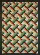 Custom Quilt in Basketweave Pattern
